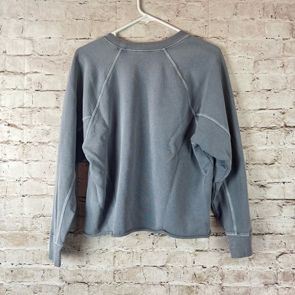 Standard James Perse Women's Size 3 Relaxed Crop Pullover Sweater Large Cotton L - Picture 6 of 7